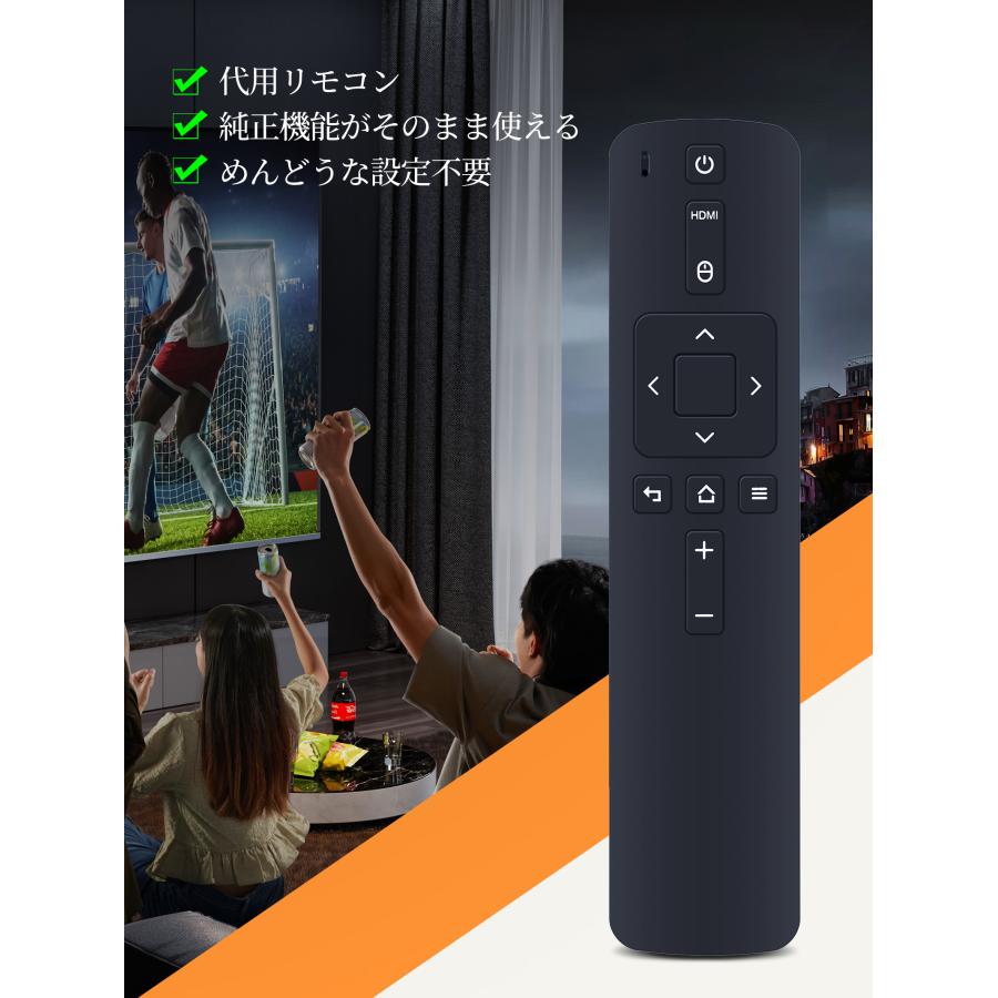 AVTVA NEBULA ネビュラ 用の メディプロジェクターリモコン Anker