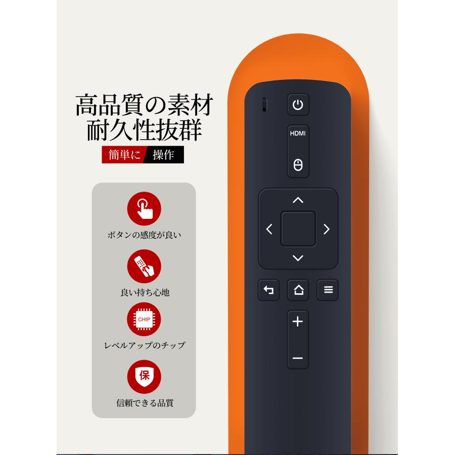 AVTVA NEBULA ネビュラ 用の メディプロジェクターリモコン Anker