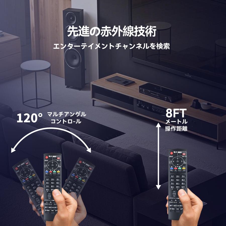 AVTVA N2QAYB000317 Panasonic パナソニック 用の テレビリモコン CATV