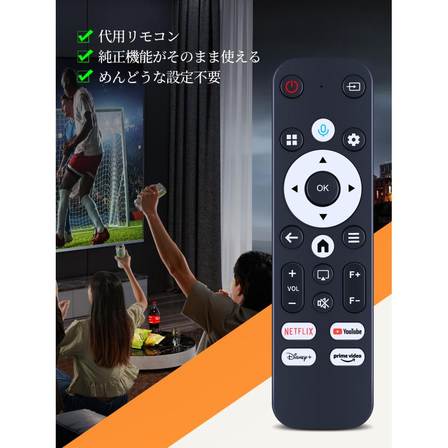 AVTVA CINEMAGE 用の プロジェクターリモコン CUBE 対応 : TK-COSME