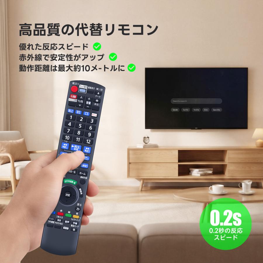 AVTVA DVDレコーダーリモコン N2QAYB001292 for パナソニック