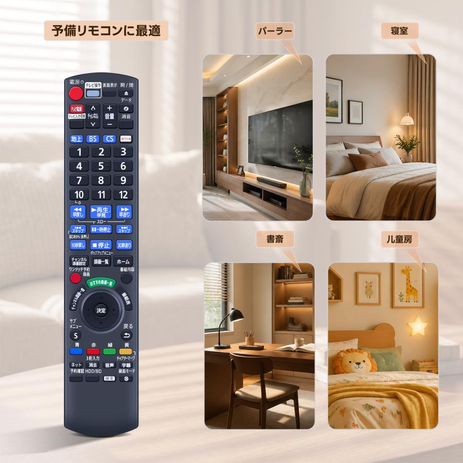AVTVA DVDレコーダーリモコン N2QAYB001292 for パナソニック