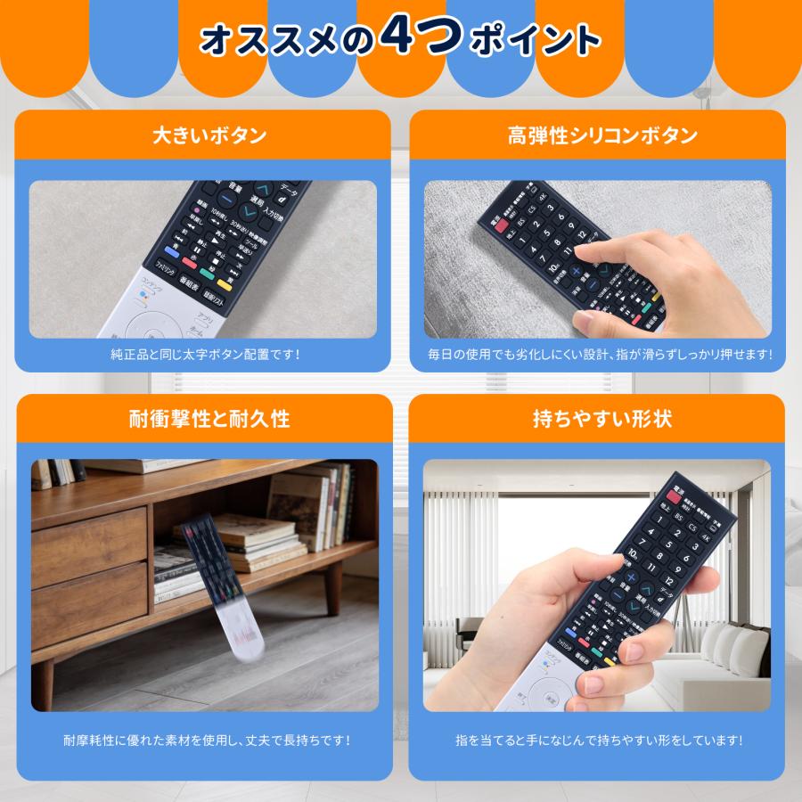 AVTVA GB320SA GB306SA SHARP シャープ用のテレビリモコン AQUOS