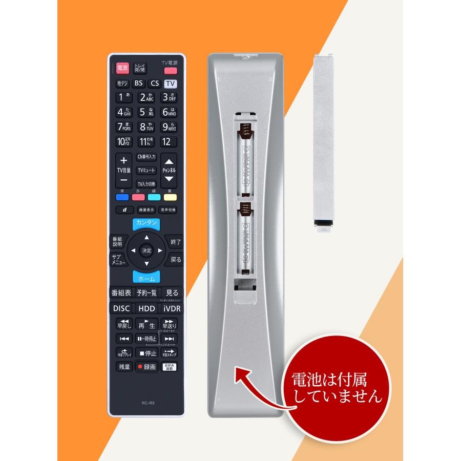 AVTVA RC-R5 maxell iVBLUE 用の レコーダーリモコン アイヴィブルー