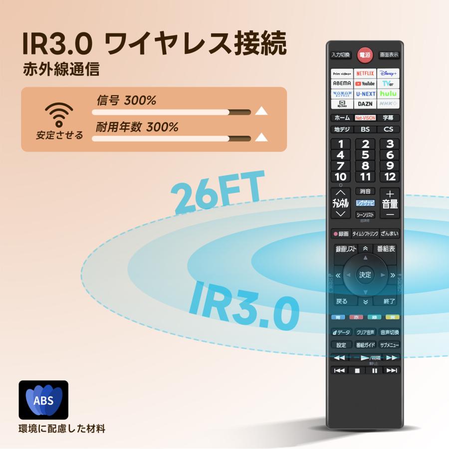 AVTVA CT-90502 東芝 TOSHIBA用のテレビリモコン REGZAリモコン 24V35N