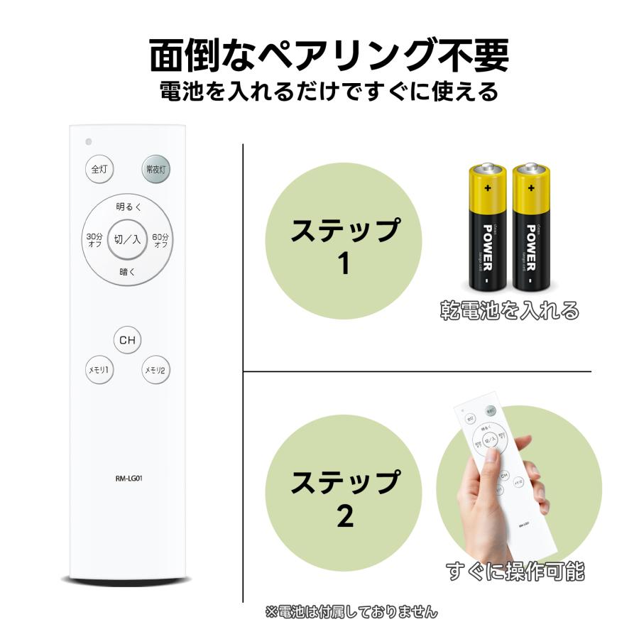 AVTVA RM-LG01 YAMAZEN 用のLEDシーリングライトリモコン LC-G06 LC