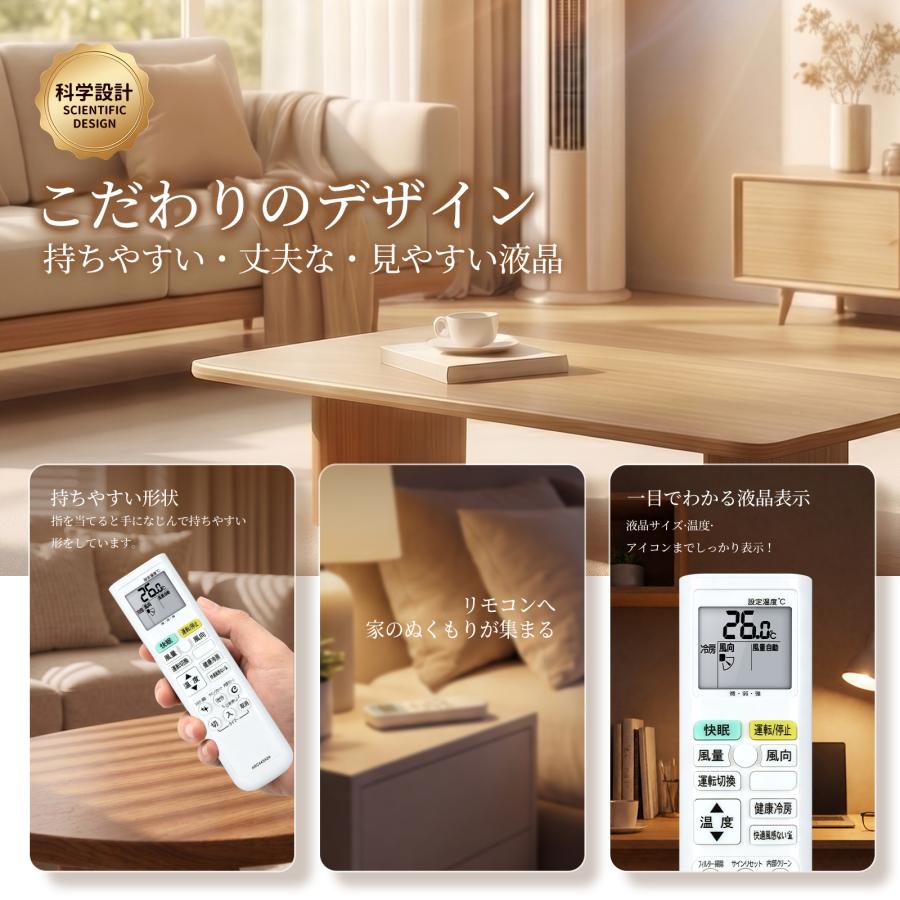 AVTVA ARC443A24 1929654 ダイキン用のエアコンリモコン AN22KCBS-W