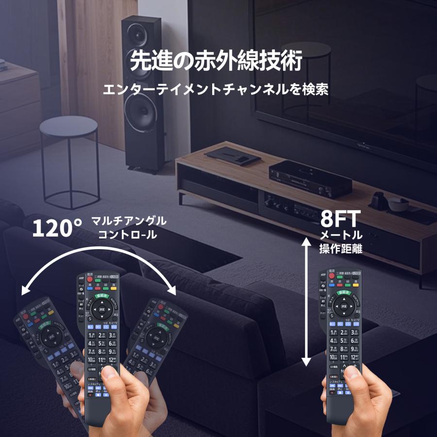 AVTVA テレビリモコン N2QAYB000732 Panasonic 代用 パナソニック