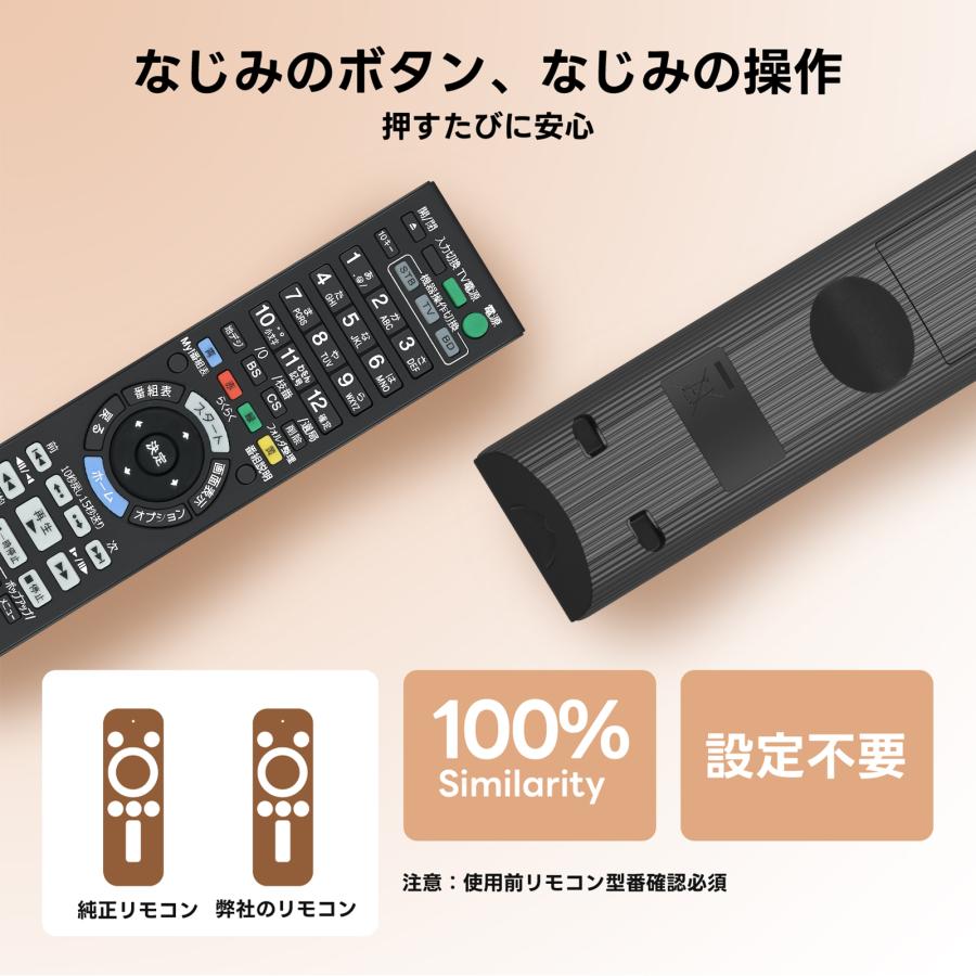 AVTVA RMT-B007J SONY ソニー用のブルーレイレコーダーリモコン BDZ