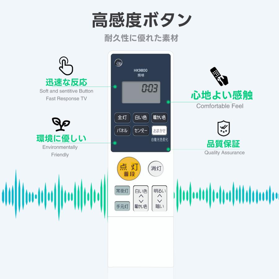 AVTVA HK9800 HK9800MM Panasonic 用の シーリングライトリモコン HH