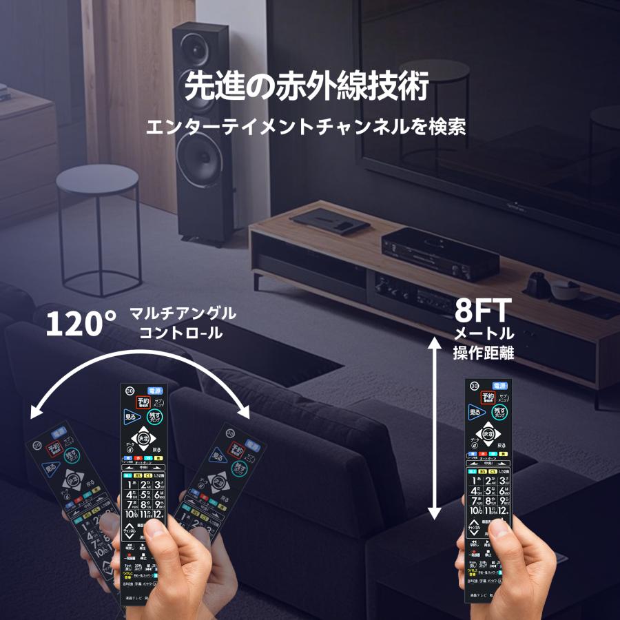 AVTVA RL19705 三菱 Mitsubishi 用の テレビリモコン LCD-39LSR5 LCD