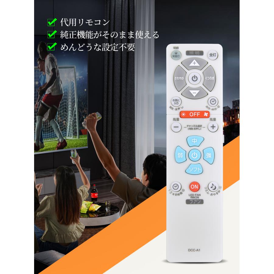 AVTVA ドウシシャ DOSHISHA 用の シーリングファンリモコン サー キュ