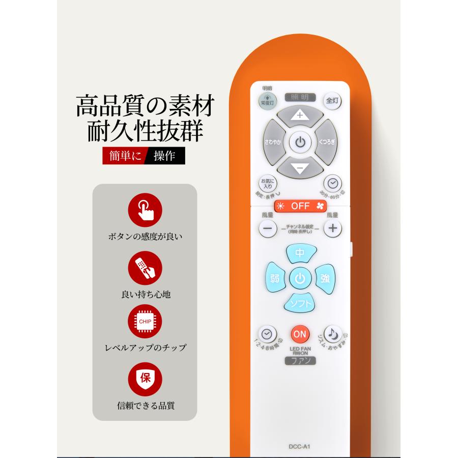 AVTVA ドウシシャ DOSHISHA 用の シーリングファンリモコン サー キュ