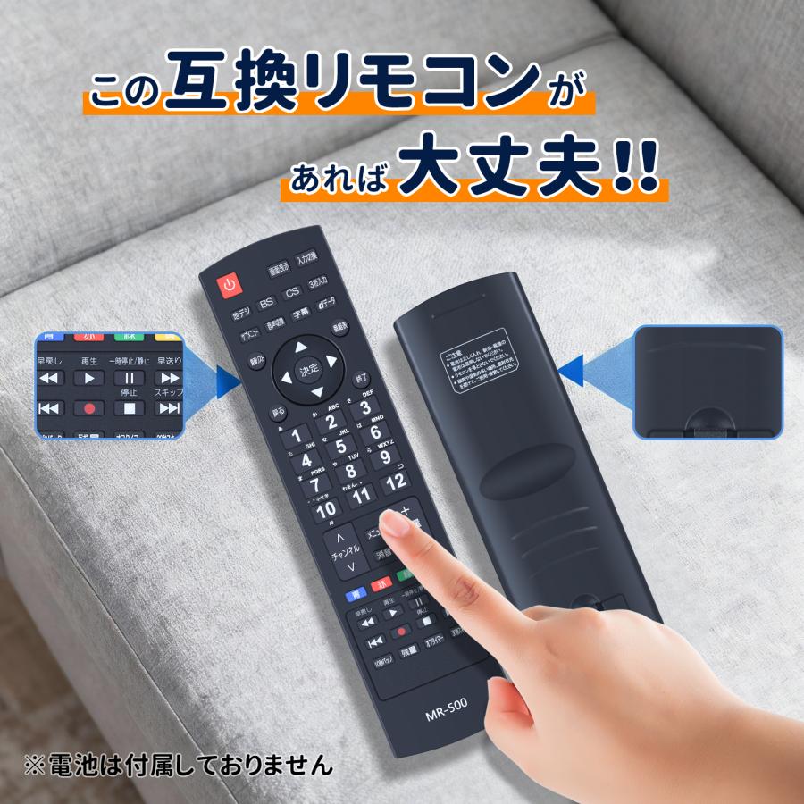 AVTVA MR-500 MAXZEN マクスゼン用のテレビリモコン GREENHOUSE TV-RC1