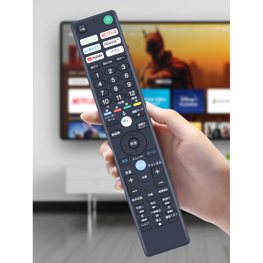 AVTVA RMF-TX400J SONY 用の テレビリモコン KJ-65X9000F KJ-55X9000F