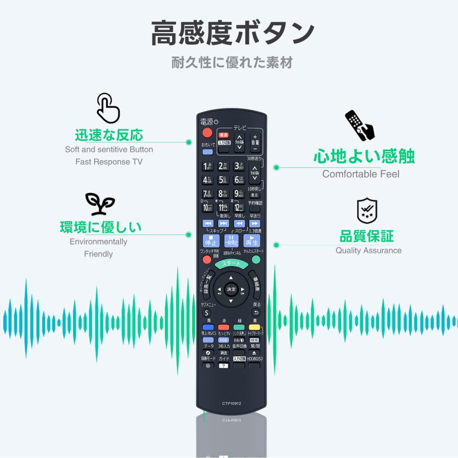 AVTVA N2QAYB000912 パナソニック panasonic 用の ディーガリモコン