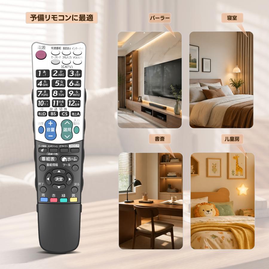 AVTVA GA835WJSA SHARP シャープ用のテレビリモコン LC-20DE7-B LC