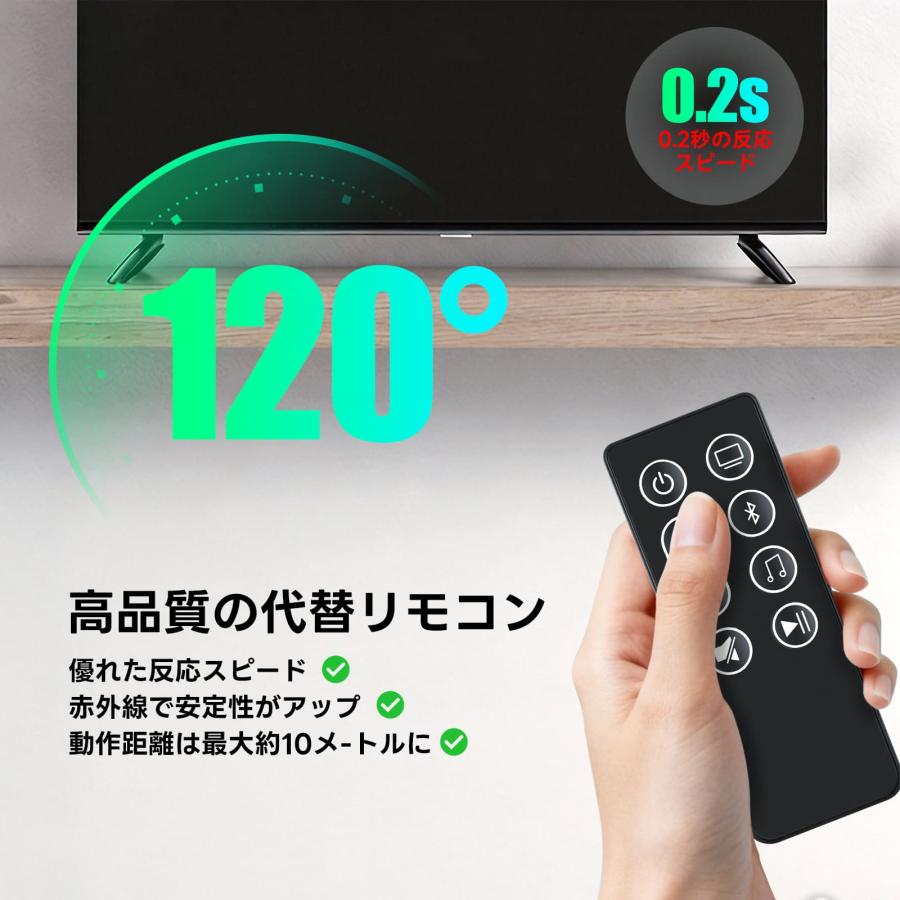 AVTVA BOSE ボーズ用のサウンドバーリモコン Bose Smart Soundbar 300