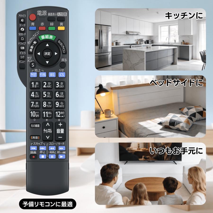 AVTVA N2QAYB000545 Panasonic パナソニック用のテレビリモコン TH