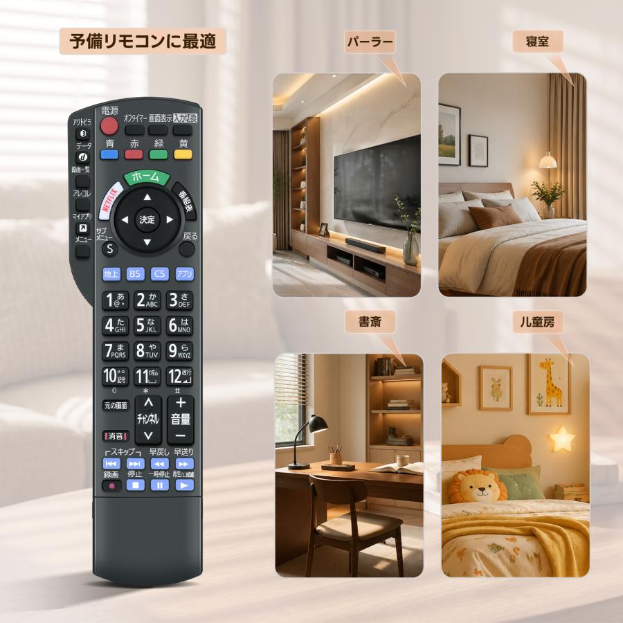 AVTVA N2QAYB001110 パナソニック Panasonic用のテレビリモコン TH