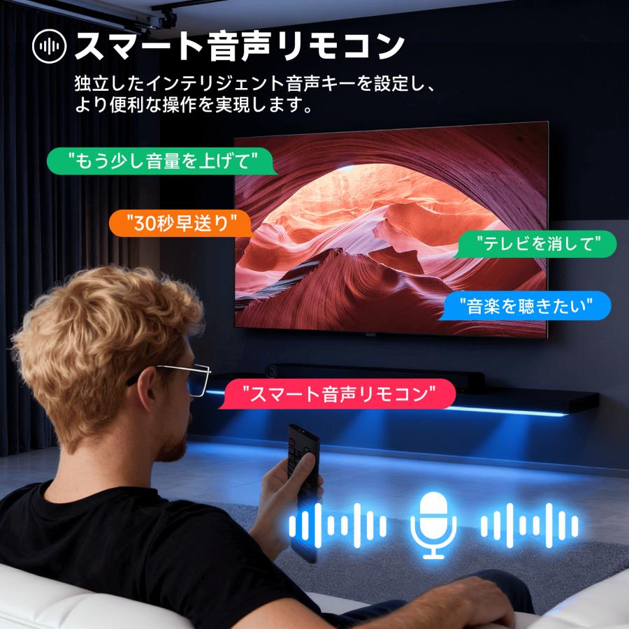 AVTVA スマートテレビリモコン RC843JJB1 RC843JJB2 TCL用のテレビ