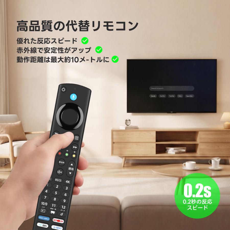 AVTVA FRM-202TV RF517 Funai フナイ用のテレビリモコン 音声機能付き