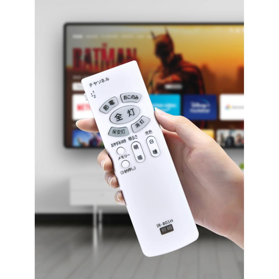 AVTVA IR-B01H Hitachi 日立 用の LEDシーリングライトリモコン LEC
