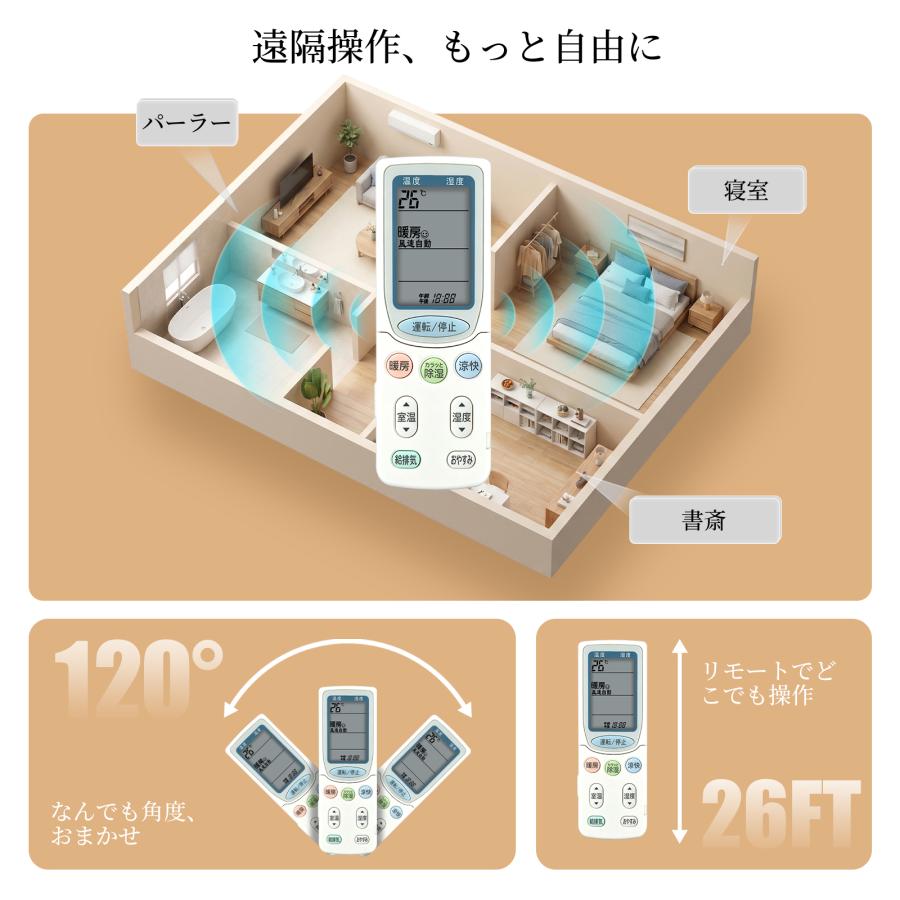 AVTVA RAR-3C1 HITACHI 日立用のエアコンリモコン RAS-H28T-060 RAS