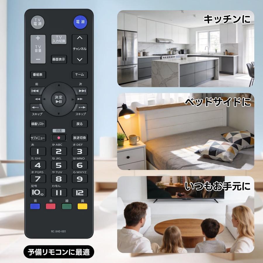 AVTVA RC-X40-001 I-O DATA用のネットワークテレビチューナーリモコン
