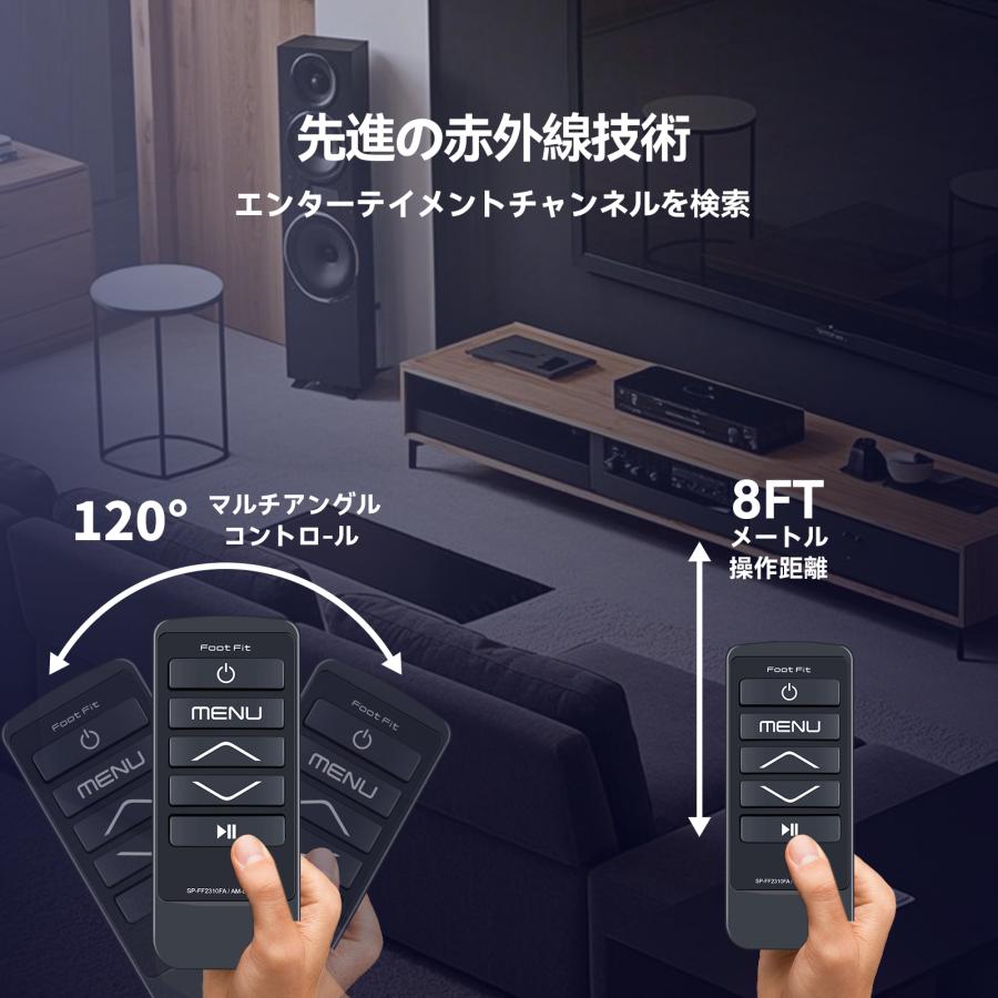 AVTVA SP-FF2310FA 用の MTG SIXPADリモコン フットフィット 2リモコン