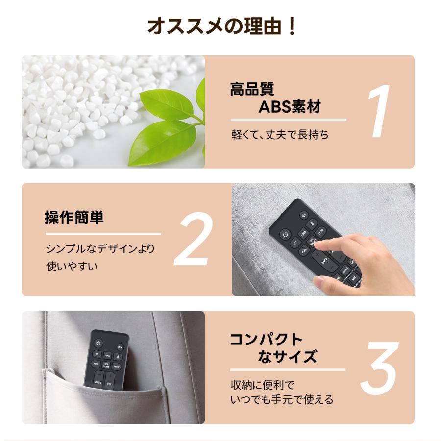AVTVA RC-1236 Denon デノン用のサウンドバーリモコン DHT-S216H