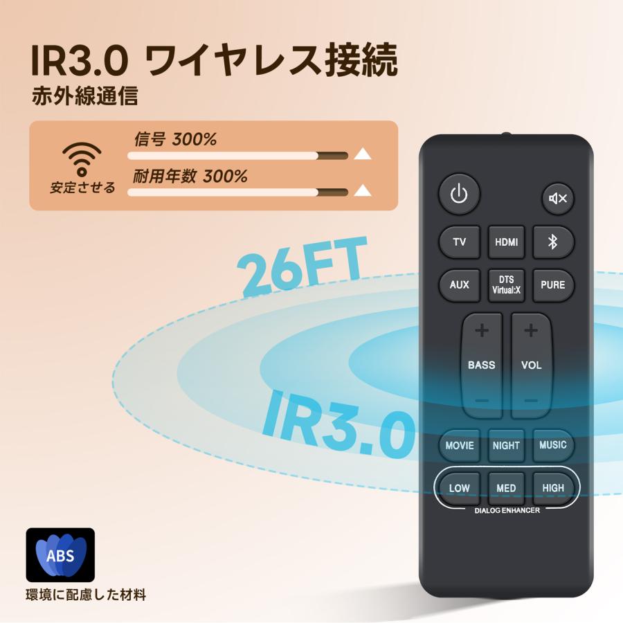 AVTVA RC-1236 Denon デノン用のサウンドバーリモコン DHT-S216H