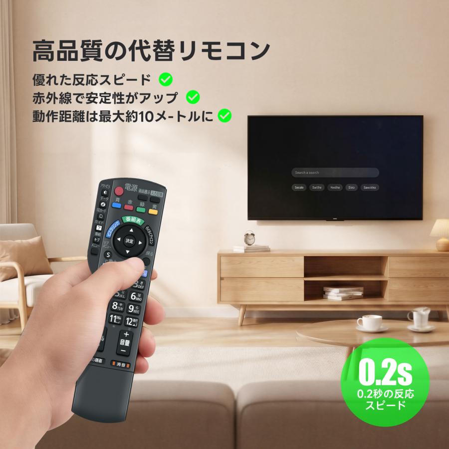 AVTVA N2QAYB000325 Panasonic パナソニック用のテレビリモコン VIERA