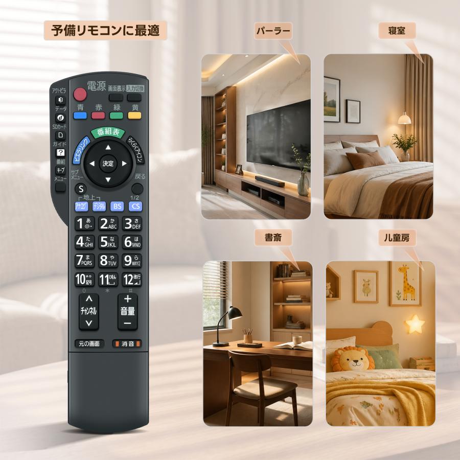 AVTVA N2QAYB000325 Panasonic パナソニック用のテレビリモコン VIERA