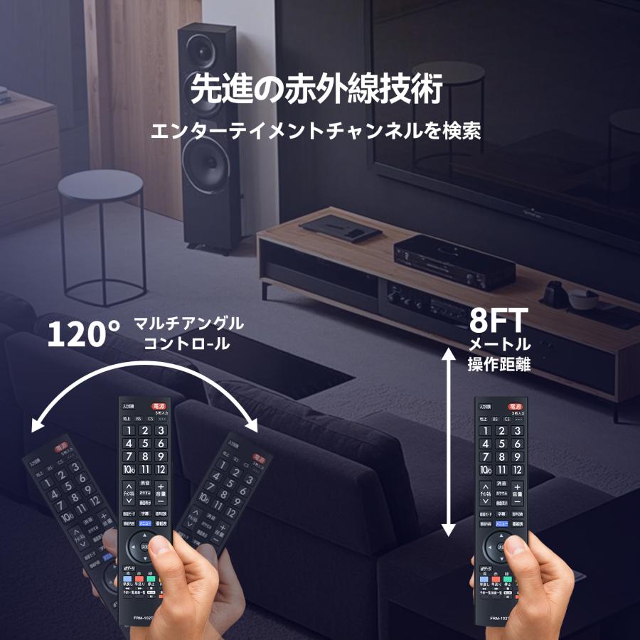 AVTVA テレビリモコン FRM-102TV for FUNAI FUNAIリモコン FL-40HB2000
