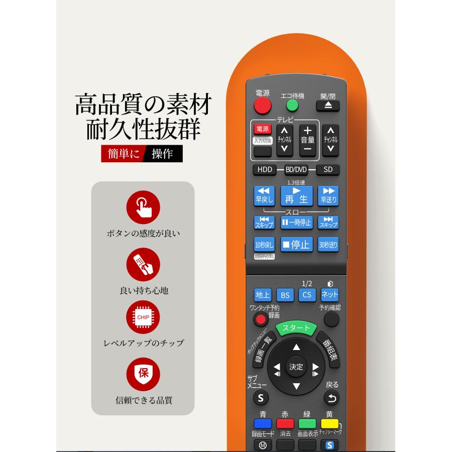 Panasonic BD ir6 S リモコン AVTVA N2QAYB000687 Panasonic パナソニック 用の ブルーレイリモコン