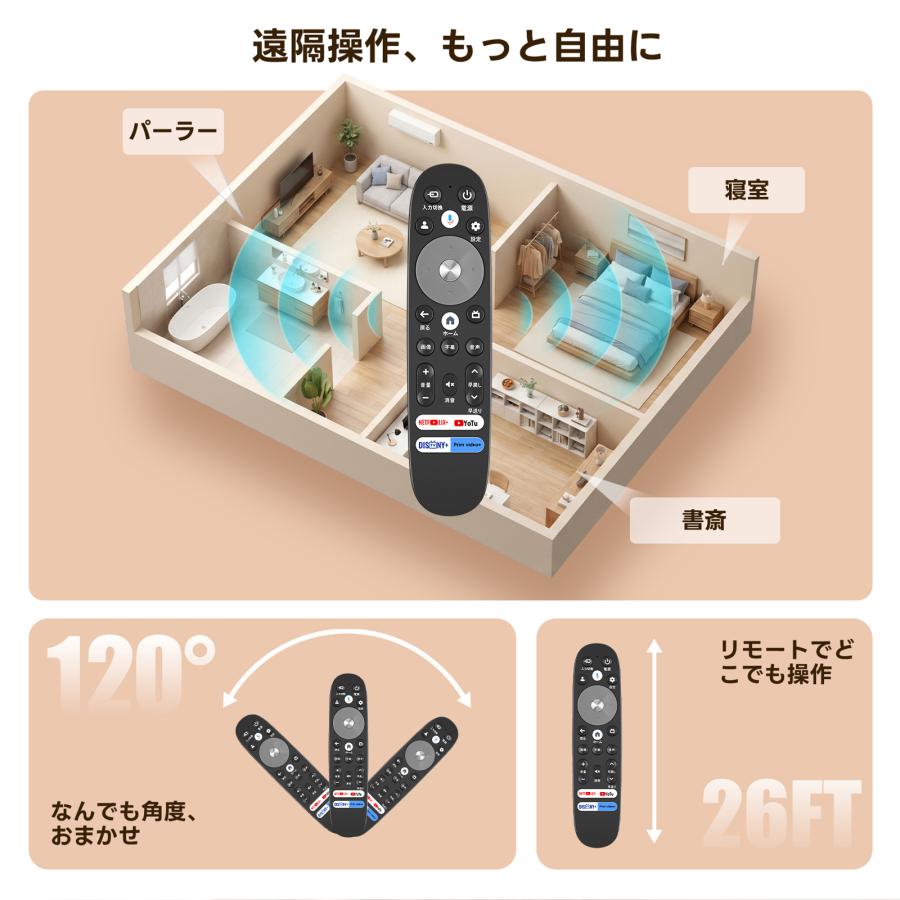 AVTVA GEO用のチューナーレスリモコン ゲオオリジナルモデル 50V型4K
