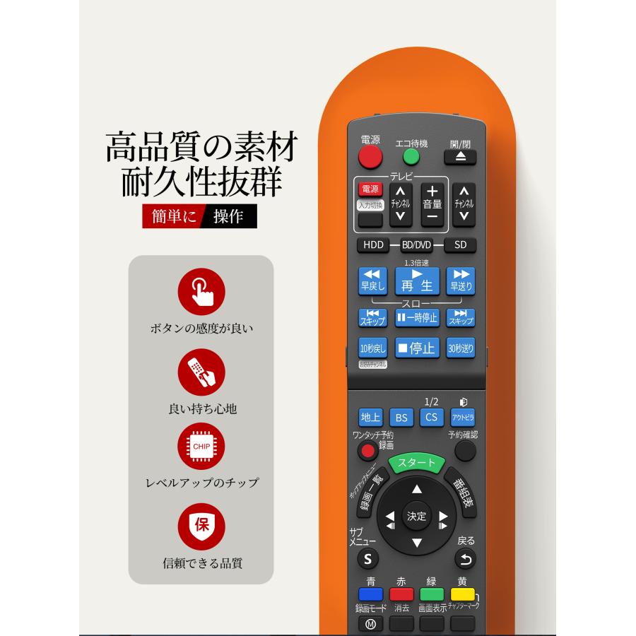 AVTVA N2QAYB000685 Panasonic パナソニック 用の ブルーレイリモコン
