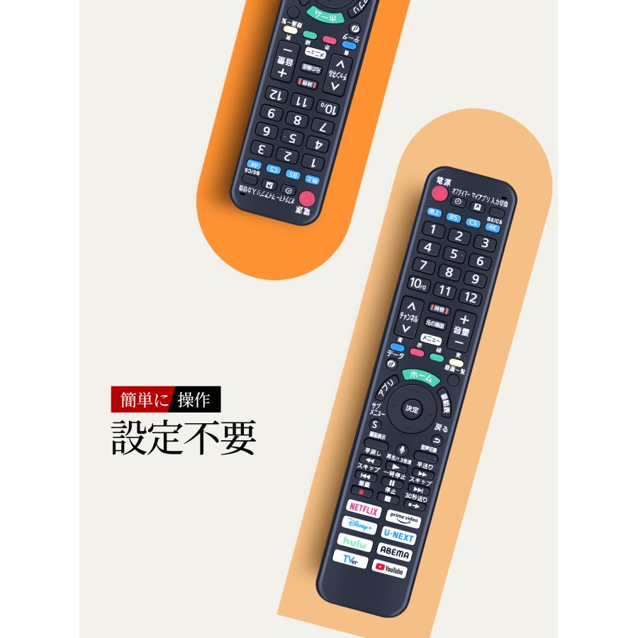 AVTVA N2QBYA000075 Panasonic 用の テレビリモコン ビエラリモコン