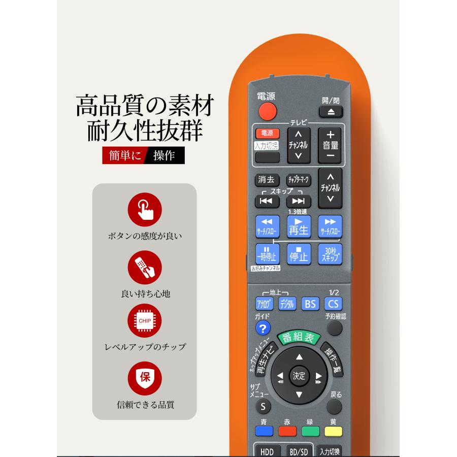 AVTVA N2QAYB000188 Panasonic パナソニック 用の ブルーレイリモコン