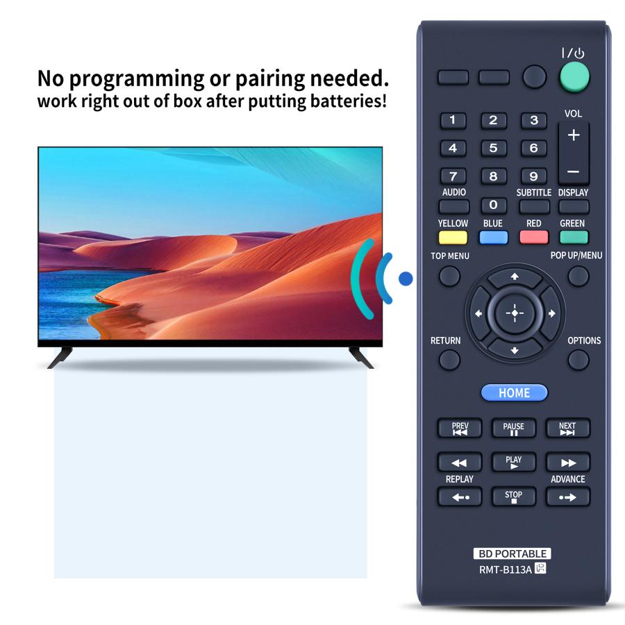 AVTVA RMT-B113J SONY 用の ブルーレイプレーヤーリモコン ソニー