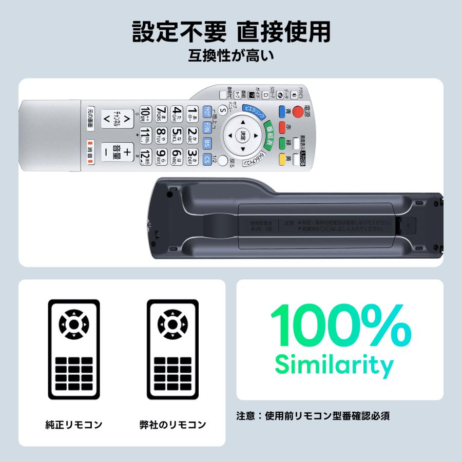 AVTVA N2QAYB000201 パナソニック用のテレビリモコン TH-20LX80-S TH