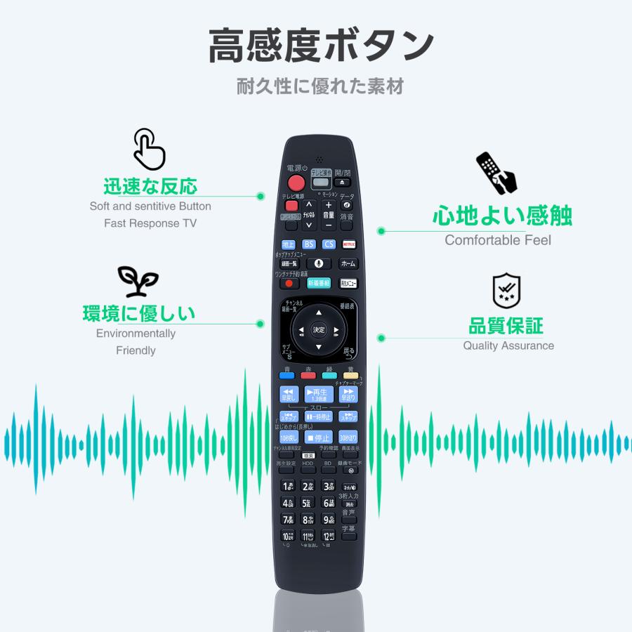 AVTVA N2QBYB000048 パナソニック 用の レコーダーリモコン 音声機能