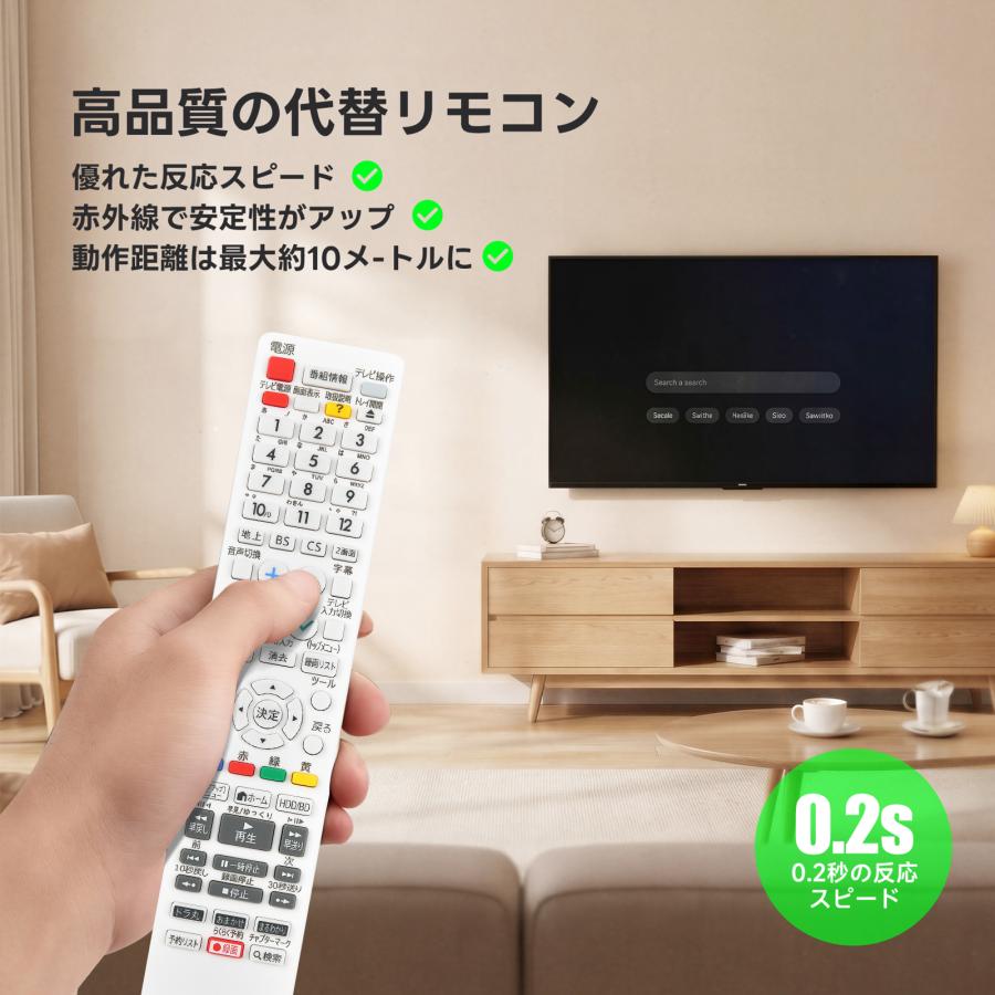 AVTVA GB401PA SHARP シャープ用のブルーレイレコーダーリモコン 2B