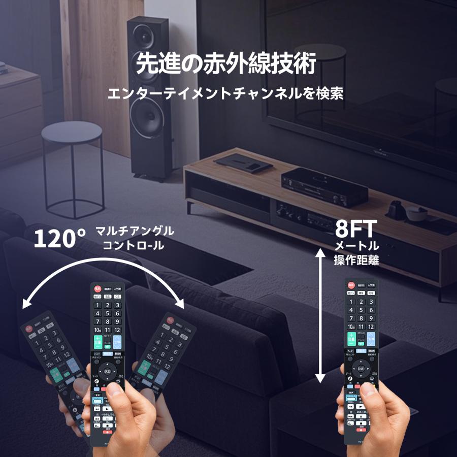 AVTVA RC-001 オリオン ORION 用の テレビリモコン LC-017 LC-018 LC