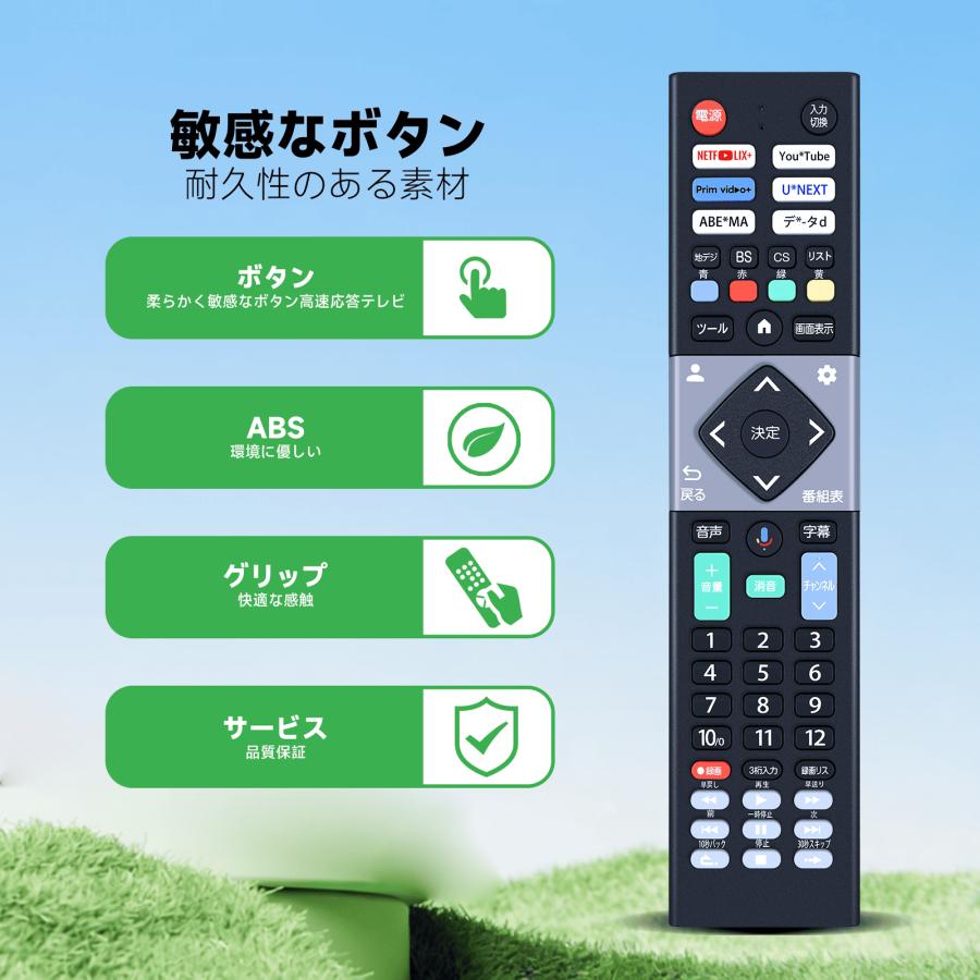AVTVA MAXZEN マクスゼン用のテレビリモコン 音声認識機能つき