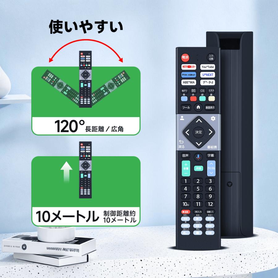 AVTVA MAXZEN マクスゼン用のテレビリモコン 音声認識機能つき