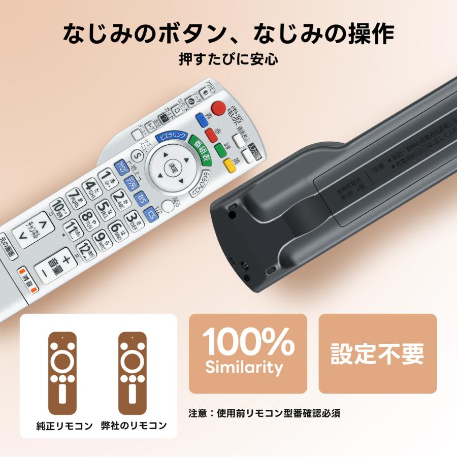 AVTVA N2QAYB000324 パナソニック用のテレビリモコン TH-L17X1 TH