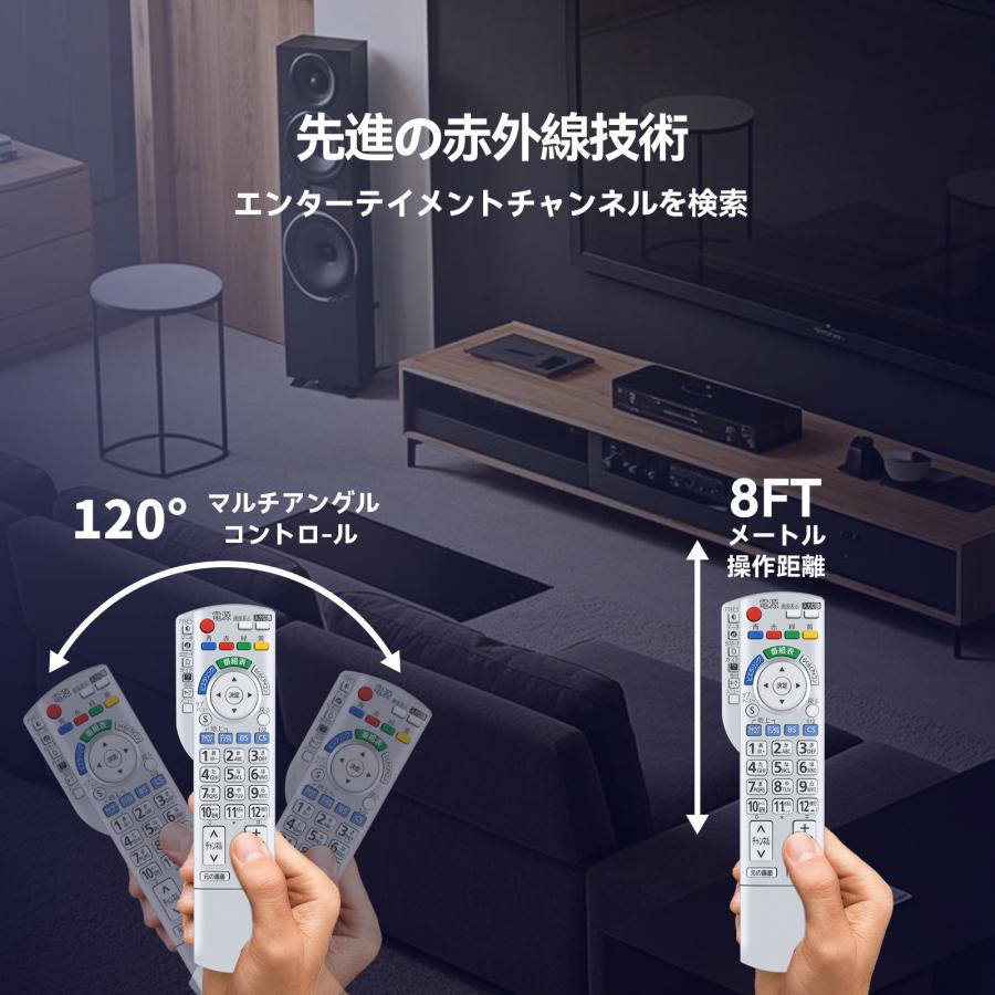 AVTVA N2QAYB000324 Panasonic 用の テレビリモコン TH-L17X1 TH-L20X1
