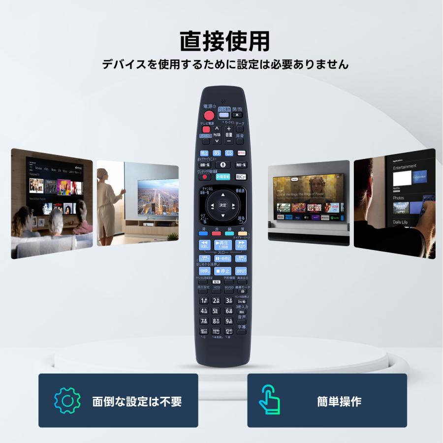 AVTVA N2QBYB000047 パナソニック 用の レコーダーリモコン DMR